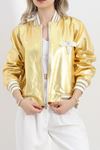 Varak Bomber Ceket Gold